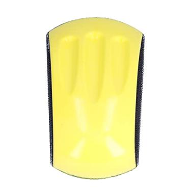 Imagem de YWBL-WH mouse tipo almofada de lixamento manual, disco de moagem de carro manual, gancho e la?o de espuma PU bloco de lixadeira acess¨®rios de ferramenta de polimento, palete pneum¨¢tica el¨¦trica
