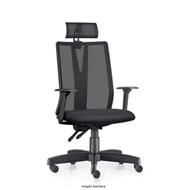 Imagem de Cadeira Addit Presidente Ergonômica c/apoio de cabeça - Rodízio em PU - Back System