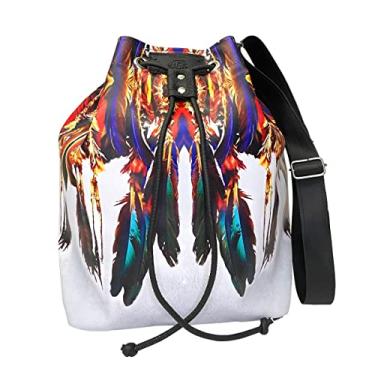 Imagem de Bolsa Feminina Saco Penas, Magicc B-176