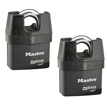 Imagem de Cadeado Master Lock Pro Series – (2) travas de alta segurança 6327NKA-2 com tecnologia BumpStop