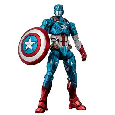 Imagem de Sen-ti-nel Figura armadura de combate Capitão América [Marvel] (SEN51389)