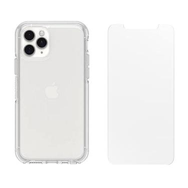Imagem de OtterBox Capa Symmetry Clear Series para iPhone 11 Pro e iPhone X/Xs com pacote de protetor de tela de vidro Alpha - Embalagem do pacote - Transparente