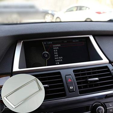 Imagem de JIERS Para BMW X5 X6 E70 E71 2008-2014, painel de estilo de carro para decoração de moldura de saída de ar condicionado interior acabamento da tampa das saídas de ar