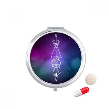Imagem de Universe Totem Geometria Alienígena Triângulo Caixa de Armazenamento de Remédio Dispensador