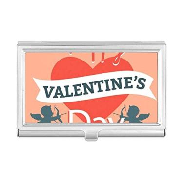 Imagem de Estojo porta-cartões Happy Valentine's Day Heart Angel
