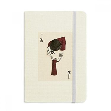 Imagem de Caderno de cartas Club J com estampa oficial de tecido, capa dura e diário clássico