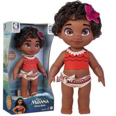 Imagem de Bebê Moana Boneca Princesa Disney Coleção Cotiplás Brinquedo - Cotipla