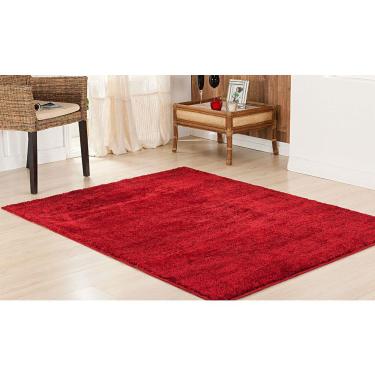 Imagem de Tapete Sala Quarto Vermelho 200 x 250 Classic Cereja