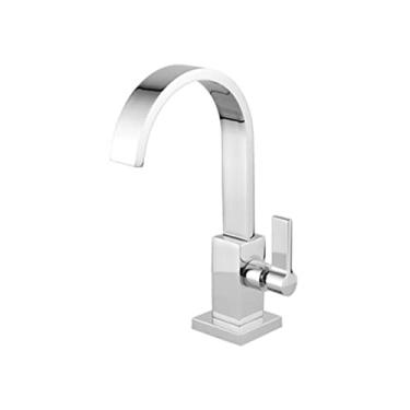 Imagem de Marchezan Metais, 38101, Torneira Para Pia de Banheiro ou Cozinha Monocomando de Bancada 1/4 Volta 1/2, cor Cinza, Alumínio