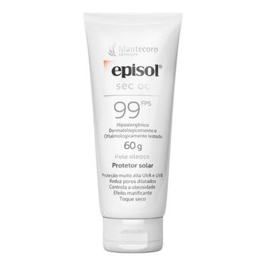 Imagem de Protetor Solar Facial Mantecorp Skincare Episol Sec OC Fps 99 60g-Unissex