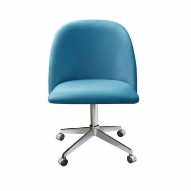 Imagem de Poltrona Escritório Gaia Giratória com Rodinhas Decoração Home Office