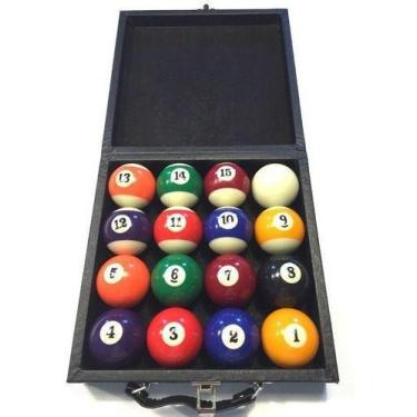 jogo de bolas de bilhar sinuca numeradas 54 mm, Magalu Empresas