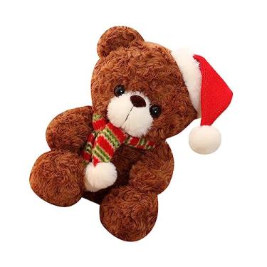 Imagem de Toyvian urso de natal boneca de pelúcia infantil natal presente de festa de natal o presente presentes para estocagem ursinho de pelúcia festival presente de boneca de natal animal decorar