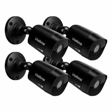 Imagem de Kit 4 Câmeras Intelbras Vhd 1230 B Full Hd 1080p Bullet Black G7 Visão Noturna 30m Ip67