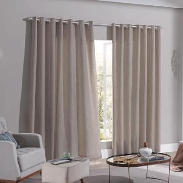 Imagem de Cortina Duplex Matera 4,20x2,80m Taupe - Bella Janela