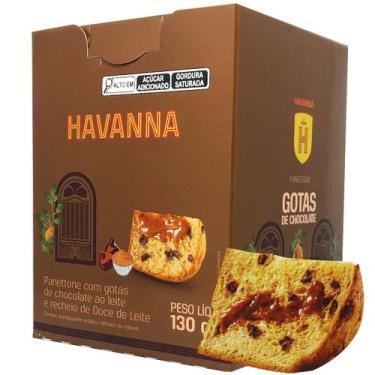 Imagem de Mini Panettone Havanna 130G Gotas De Chocolate E Doce De Leite