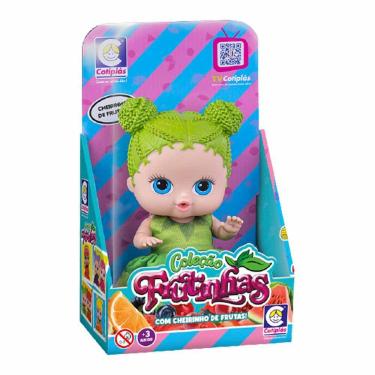 Imagem de Boneca com Cheirinho - 18 cm - Frutinhas - Limão - Cotiplás