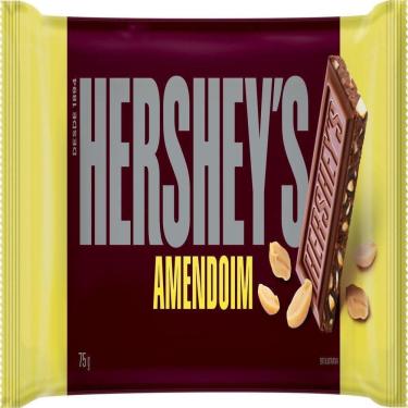 Imagem de Chocolate Hersheys ao Leite com Amendoim 75g Embalagem c/ 18 Unidades