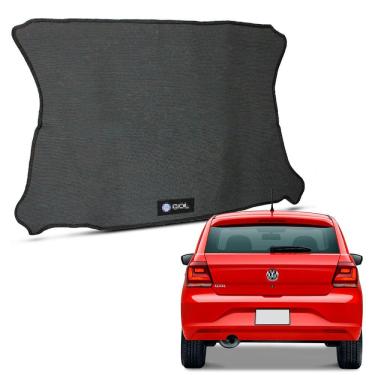 Imagem de Tapete Porta Malas para Gol G5 G6 G7 2009 a 2019 Borracha Automotivo com Bordado