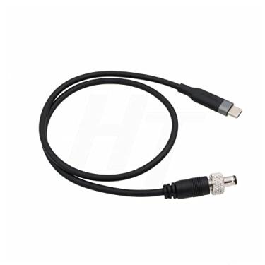 Imagem de HangTon 12V PD QC USB C para cabo de alimentação CC de bloqueio para Atomos Ninja V, SmallHD 702 Touch, dispositivos de vídeo monitor PIX-E7 (50 cm)
