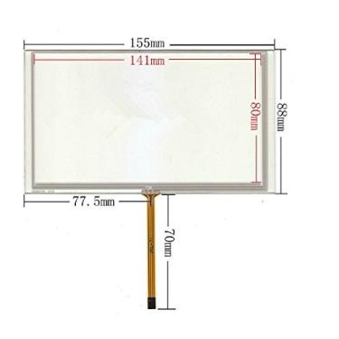 Imagem de Tela Touch Screen 6.2 Central Multimídia Flat Central Inferior M1 Caska H-Buster Motor One