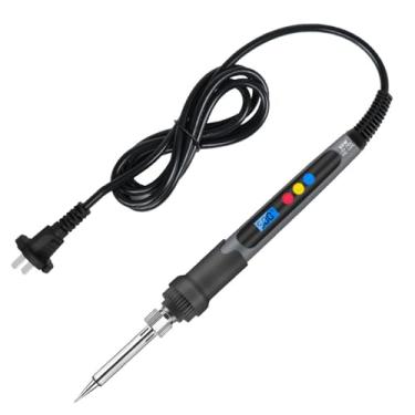 Imagem de CIADAZ Ferro de solda display digital ferro de solda eletrônico portátil temperatura ajustável ferro de solda 60w ferramentas de reparação de solda