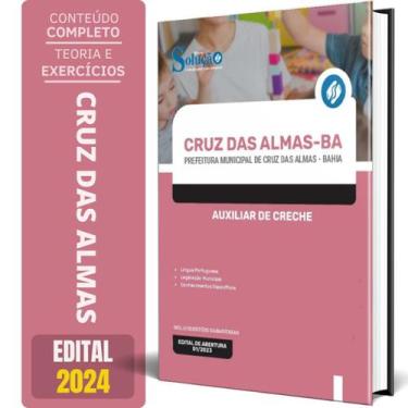 Imagem de Apostila Prefeitura Cruz Das Almas Ba 2024 - Auxiliar Creche - Editora