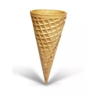 Imagem de Casquinhas Para Sorvete Biscoito doce 10cm 60 unid.