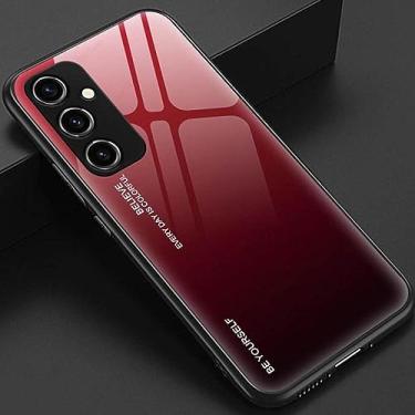 Imagem de Capa de telefone para Samsung Galaxy A72 A52 A54 A14 A32 A34 A52S A53 A73 A13 Capa de vidro gradiente S21 S22 S23 Ultra Plus S20 FE, A05, para Galaxy A13 5G