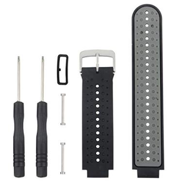 Imagem de Pulseiras de relógio de substituição para Garmin Approach S20, S5, S6, acessórios para Garmin Forerunner 220/230/ 235/620/ 630/735XT/ 235Lite, tamanho único