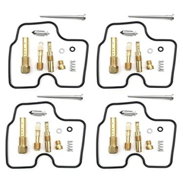 Imagem de Kit de reparo de borracha de vedação de válvula de agulha de diafragma de vácuo de carburador para Honda CB400 CB400SF V-TEC CB400RR NC29 NC31 CBR 400 (Cor: 4 conjuntos)