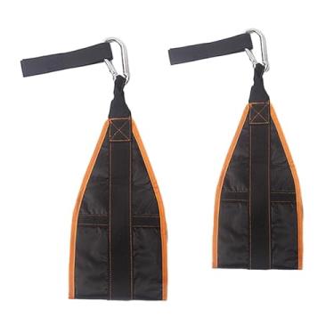 Imagem de Colaxi Ab correias ab tonificação cintos ginásio cinto de treinamento abdominal exercício antiderrapante puxar para cima forro confortável cinto de, Laranja