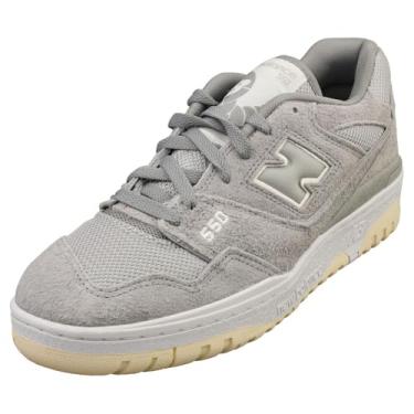 Imagem de New Balance Tênis masculino 550, Camurça cinza, 40 BR