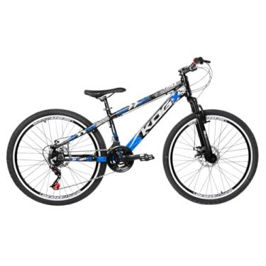 Imagem de Bicicleta Aro 26 KOG 18v Disco Freeride Full X25 Tipo Viking,13.5,Preto Azul