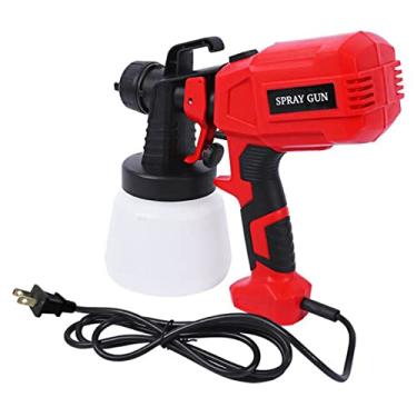 Imagem de Kiboule Pulverizador de tinta elétrico com bicos de cobre 2,5mm 550W 1000ml recipiente para casa paredes interiores e exteriores carros cercas móveis e projetos de pintura ao ar livre