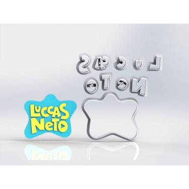 Imagem de Cortador Lucas Neto Logo Modular Tamanho 5cm