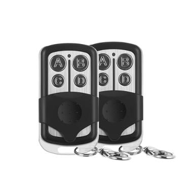 Imagem de Alisontech 891LM 893LM 953ESTD 41a7633 Controle remoto 2 pacotes compatível com Liftmaster Chamberlain Craftsman abridor de porta de garagem com botão amarelo de segurança + 2.0 myQ