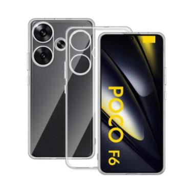 Imagem de Capa Capinha Transparente Compatível Para Xiaomi Poco F6 5G - DB