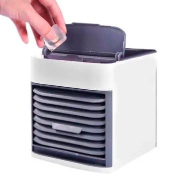 Imagem de Ar condicionado portátil mini com ventilador USB ideal para refrescar 