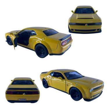 Imagem de Carrinhos Miniaturas Ferro Dodge Challenger Str Fricção - Str Store, A