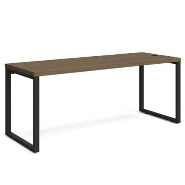 Imagem de Mesa para Escritório Secretária 1,20mt Carvalho Munique F120 Kappesber