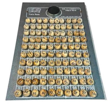 Imagem de Tabuleiros Com Bolinhas Numeradas 1A 300 Madeira 21 MM - Três Reis