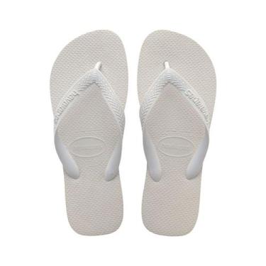 Imagem de Chinelo sandalia havaianas top original c/nota fiscal, Branco, 45/46