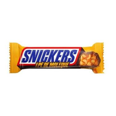 Imagem de Chocolate Snickers Pé de Moleque 42g - Embalagem com 20 Unidades