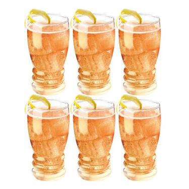 Imagem de Conjunto 6 Copos Long Drink Barcelona Vidro Bar 370ml - CLASS HOME