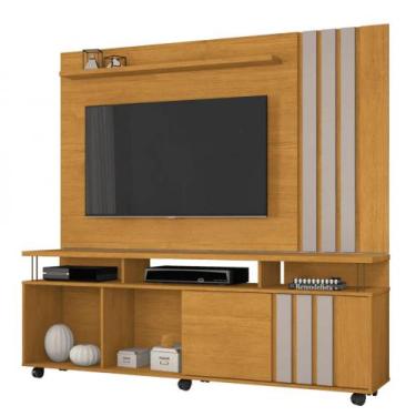 Imagem de Painel com Rack Atraente para TV até 70 Polegadas JCM Móveis, Cinamomo
