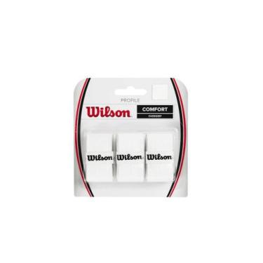 Imagem de Overgrip Wilson Profile Confort Branco (3 Unid.)
