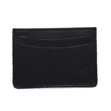Imagem de Porta Cartoes Carteira Masculina Couro Fossil Slim Premium Compacta Re