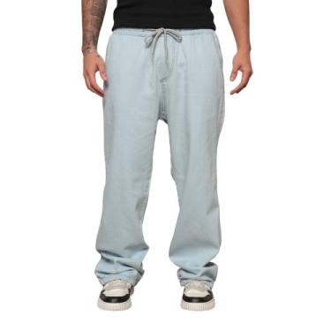 Imagem de Calça Jeans Balão Bag Masculina Baggy Jeans Escuro - Mitchelgutto, Jea