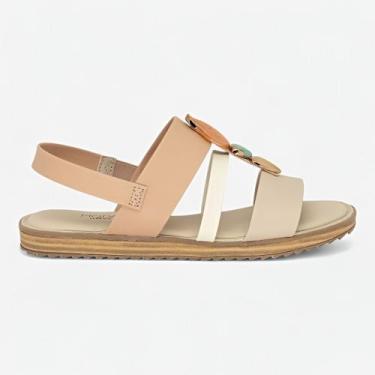 Imagem de Sandalia Modare Ultra Conforto Ortopedica Feminina Rasteira, Nude, 35